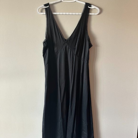 Vintage Gay Lure black slip dress - Picture 1 of 2